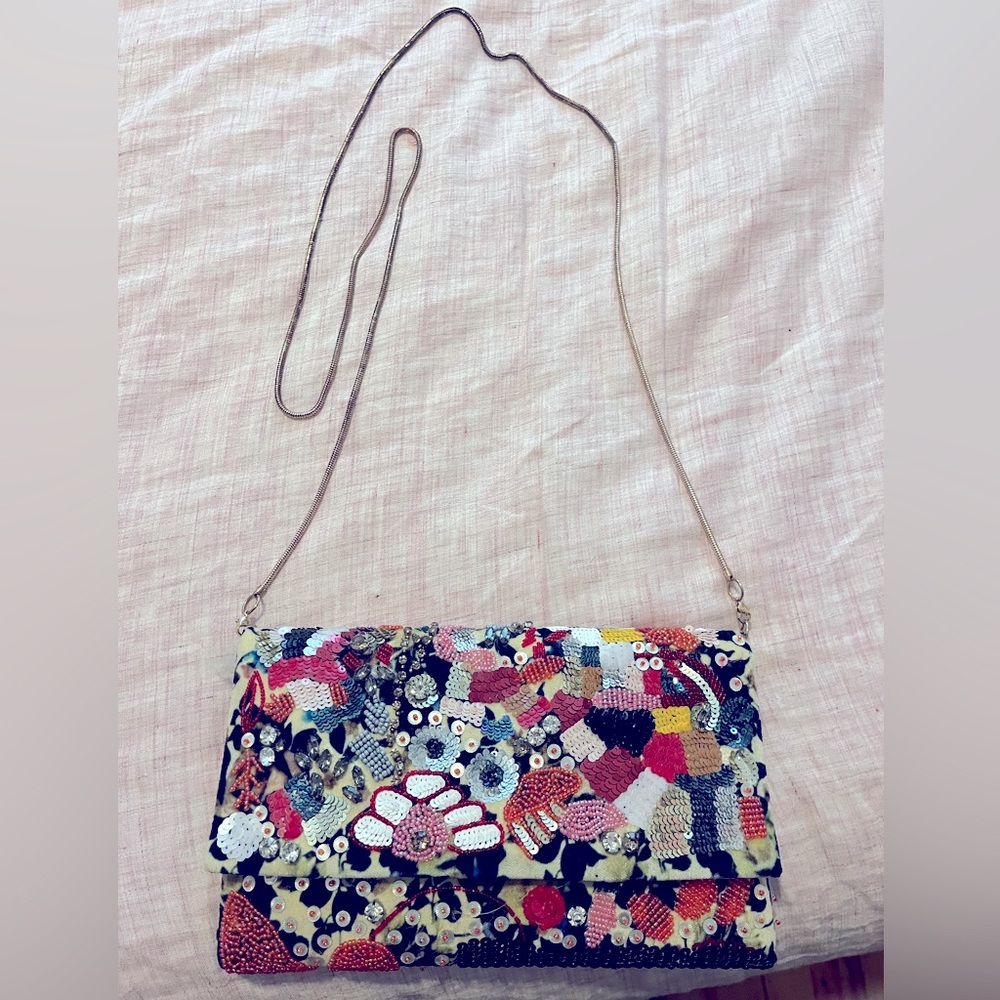 Floral Zara bag / clutch